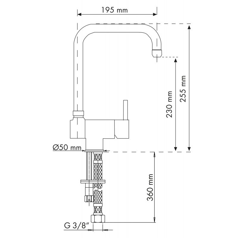 PLADOS NOVOMIX Miscelatore monocomando orientabile per sottofinestra-0