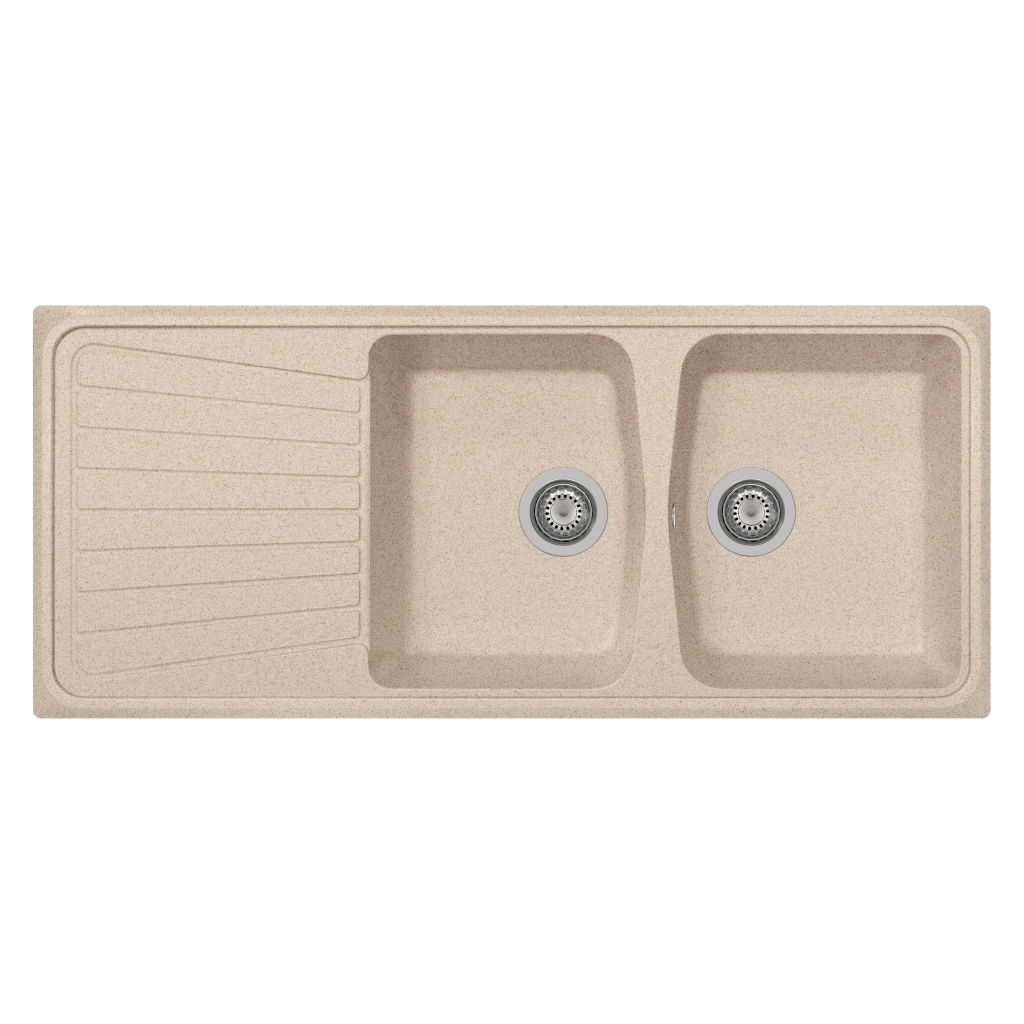 Plados SP1162 - Lavello Cucina Spazio 2 Vasche con Gocciolatoio