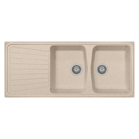 Plados SP1162 - Lavello cucina Spazio 2 vasche con gocciolatoio