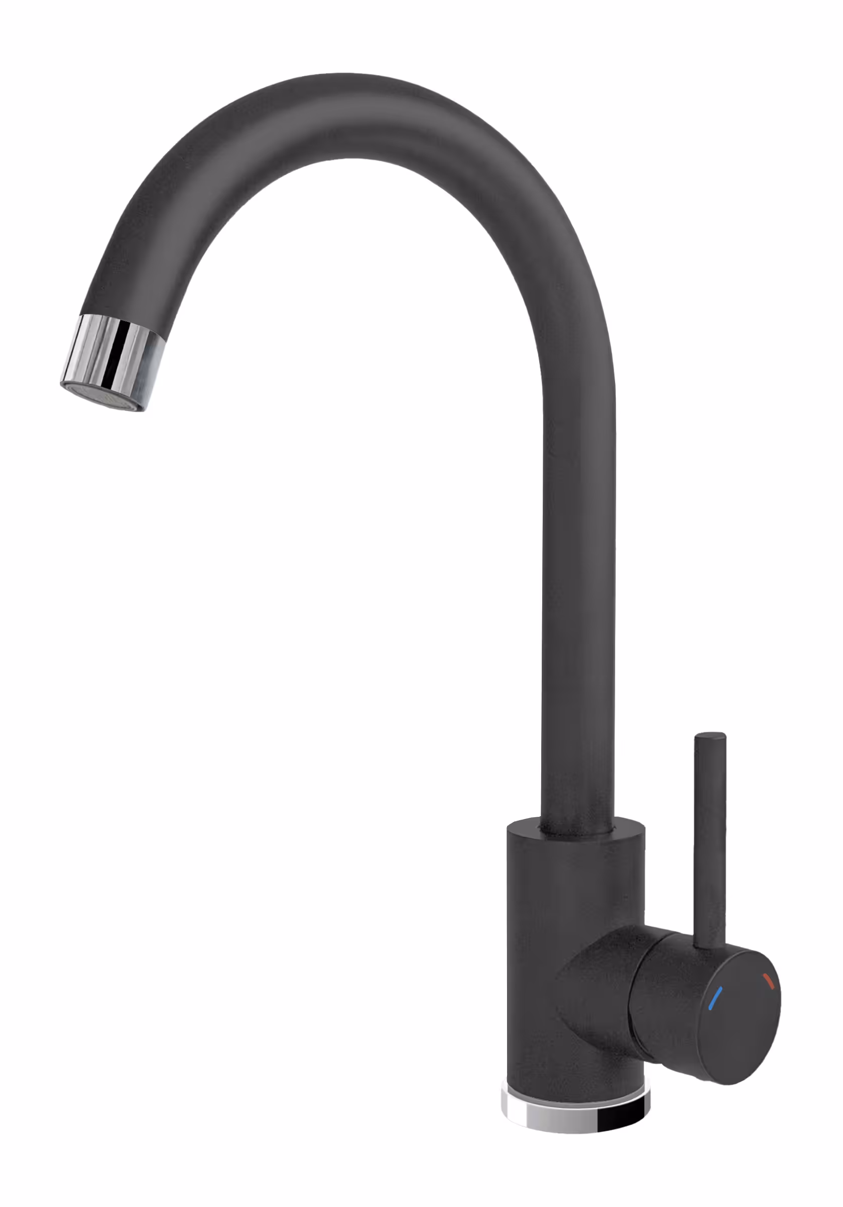 Rubinetto cucina nero moderno