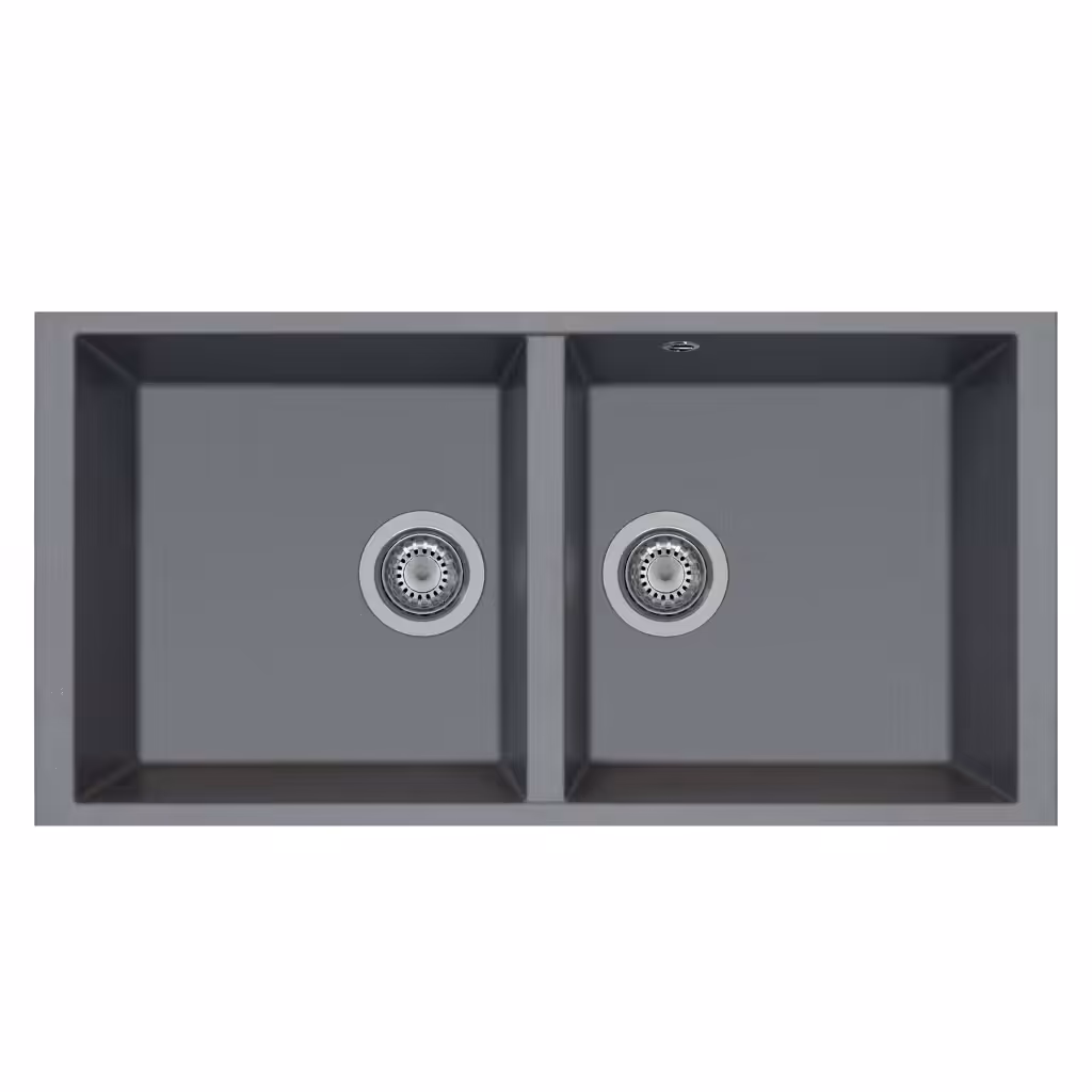 Plados AM8620ST - Lavello Cucina 2 Vasche Sotto Top