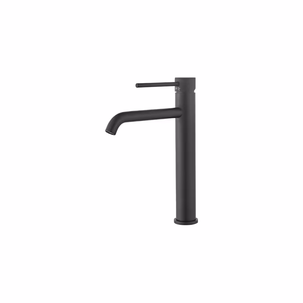 ROUND 200 – 70 – Miscelatore alto per lavabo Finitura Nero Opaco senza scarico