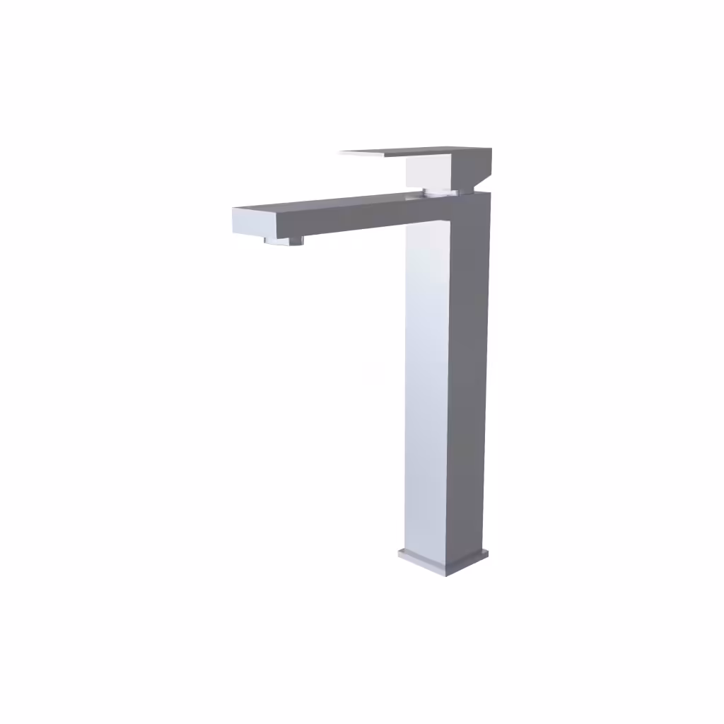 Miscelatore Kisalia Cube 200 Alto per Lavabo da Appoggio senza scarico