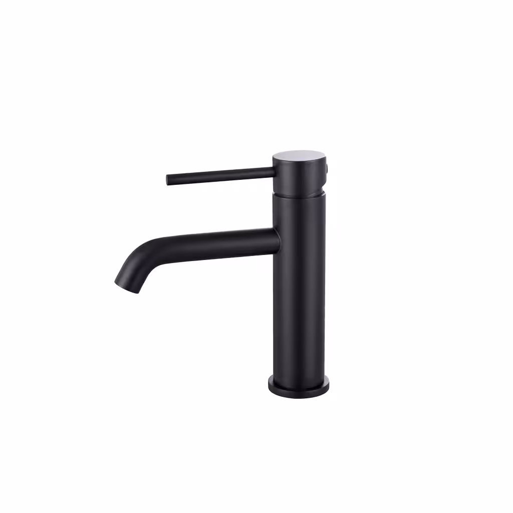 ROUND 100 – 70 – Miscelatore lavabo Nero Opaco senza scarico